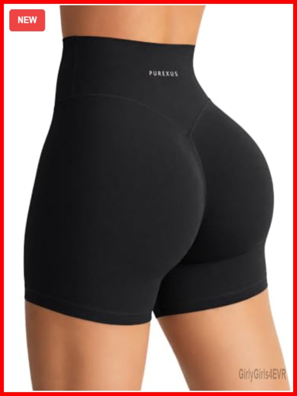 Women's Hidden Scrunch Butt Lifting Biker Shorts 5" Tummy Control High Waist